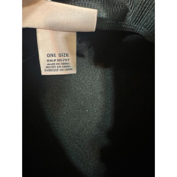 Juicy Couture Black Wide Brim Floppy Hat Bejeweled w/ Gold Chains Fast Shipping - Picture 16 of 16